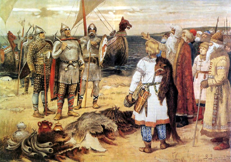 В. Васнецов "Призвание варягов"